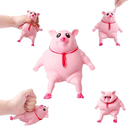 Squishy Pink Pig Toy for Adults | Stress Relief | Fun & Therapeutic