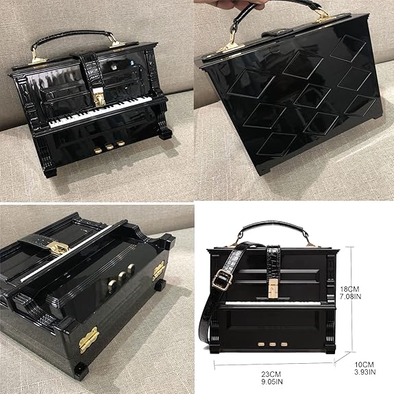 Handbag in the shape of Real Piano