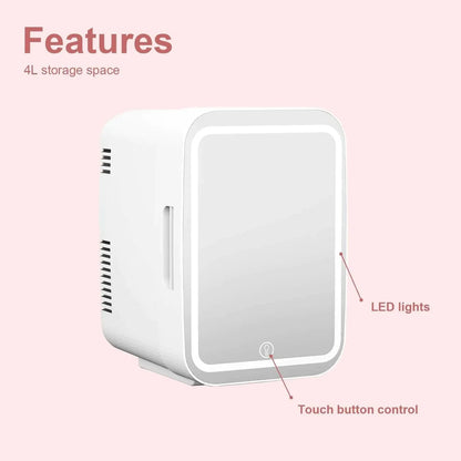 Sminke® Mini Makeup Fridge 4L US