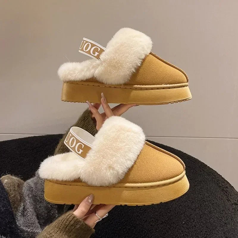 Fashion Platform Winter Slippers