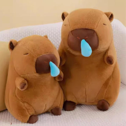 Capybara Plush With Turtle Backpack