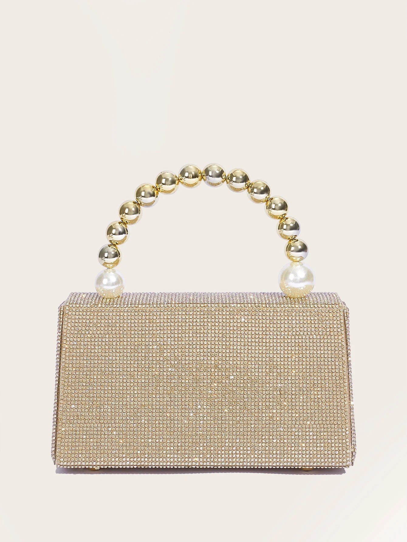 Handbags design luxury fashion pearl Gold