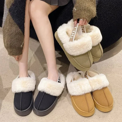 Fashion Platform Winter Slippers