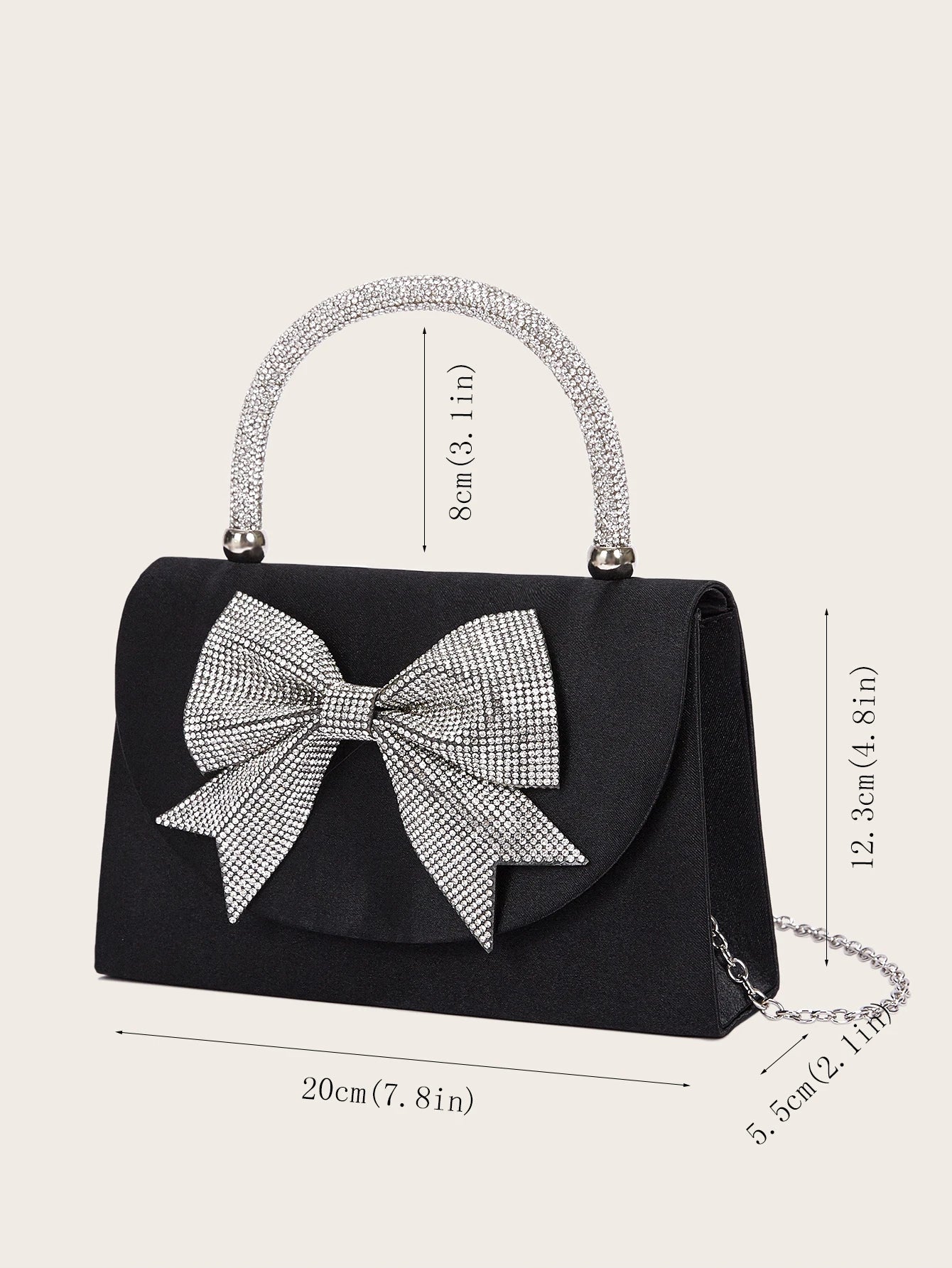 luxury design square hand bag