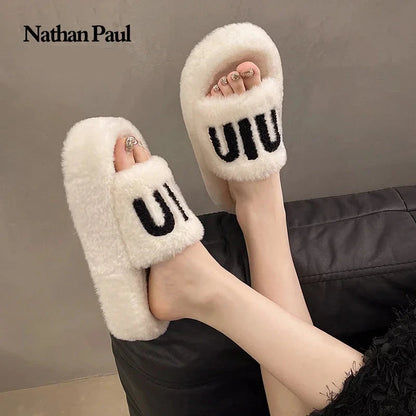 Plush Slippers – Cozy Elegance for Winter Comfort