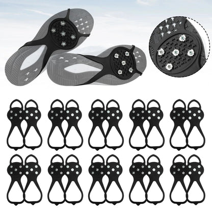 Ice Spike Shoe Grippers for Safety 5 Teeth