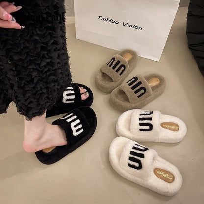 Plush Slippers – Cozy Elegance for Winter Comfort