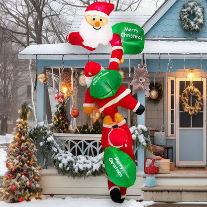 Santa Claus Inflatable with LED Lights