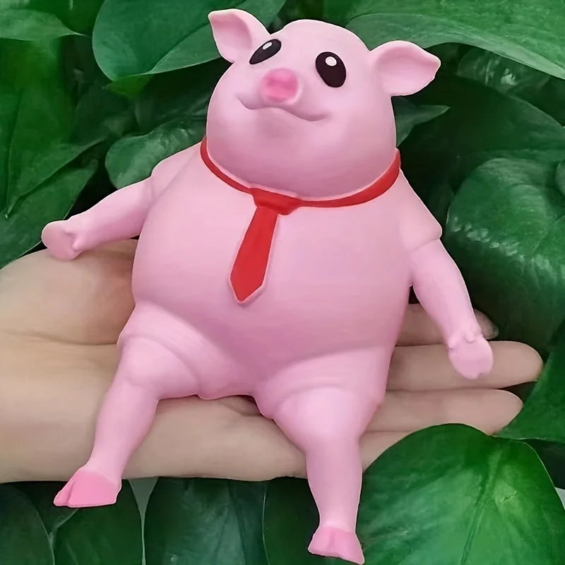 Squishy Pink Pig Toy for Adults | Stress Relief | Fun & Therapeutic