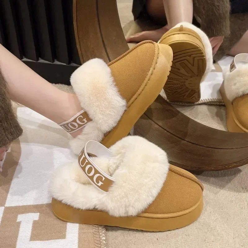 Fashion Platform Winter Slippers