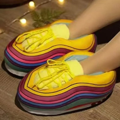 Cute Cartoon Home Sneakers Fat Slippers