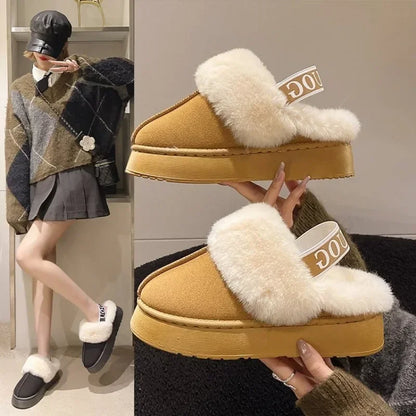 Fashion Platform Winter Slippers