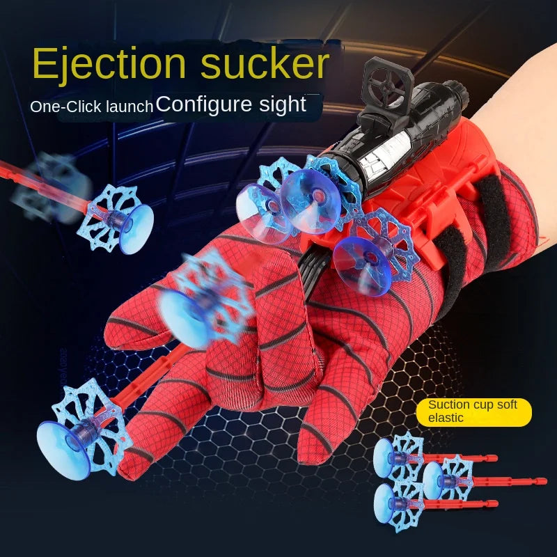 Spiderman Action  Children Toys Glove Launcher