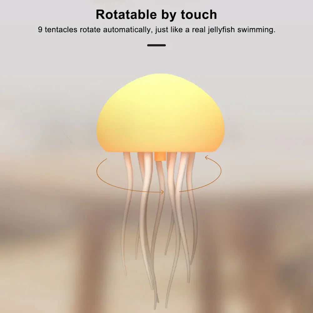 Cartoon Dancing Jellyfish Night Light