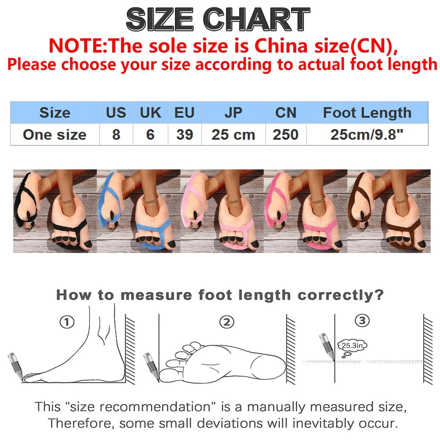 COVER HEEL Cartoon Big Toes Funny Winter Warm Slipper Household Shoes