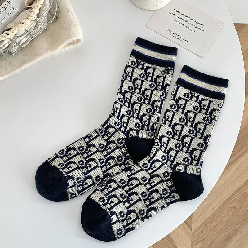 1 Pair Autumn Winter Wool Warm Socks