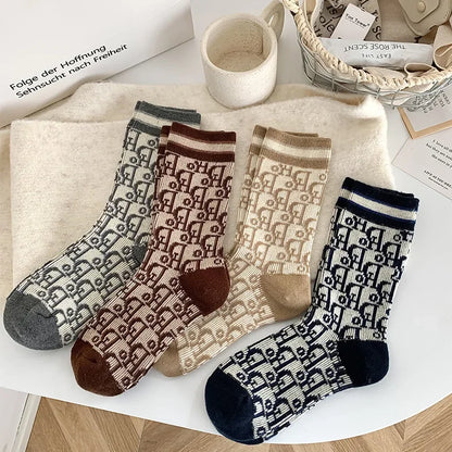 1 Pair Autumn Winter Wool Warm Socks