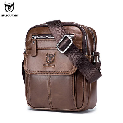 BULLCAPTAIN Men's Leather Small Bag