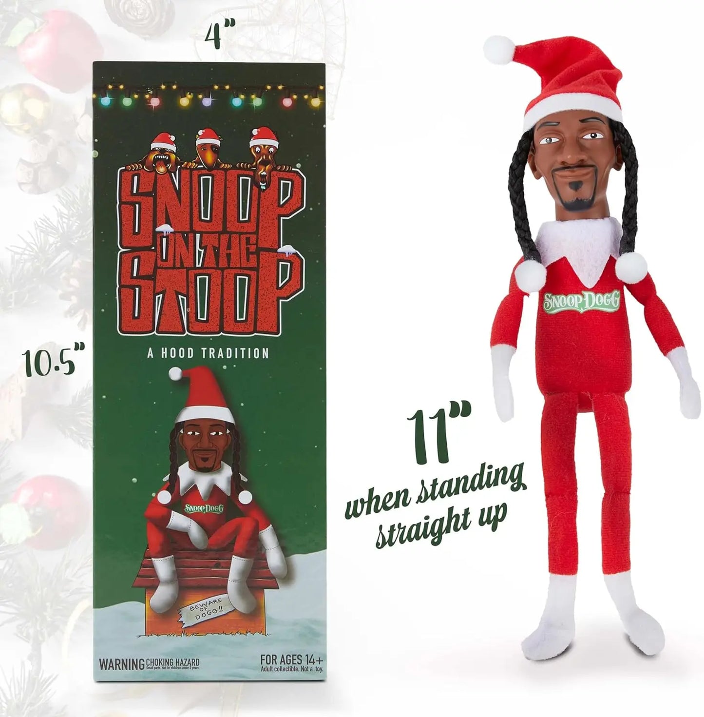 Perfect Christmas Gift on a Snoop Dogg  Elf - Buy 2 Get 1 FREE