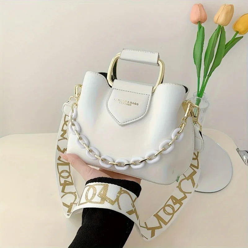 Fashion crossbody bag White