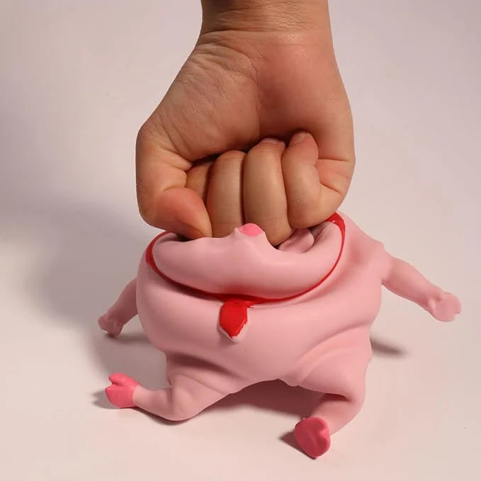 Squishy Pink Pig Toy for Adults | Stress Relief | Fun & Therapeutic