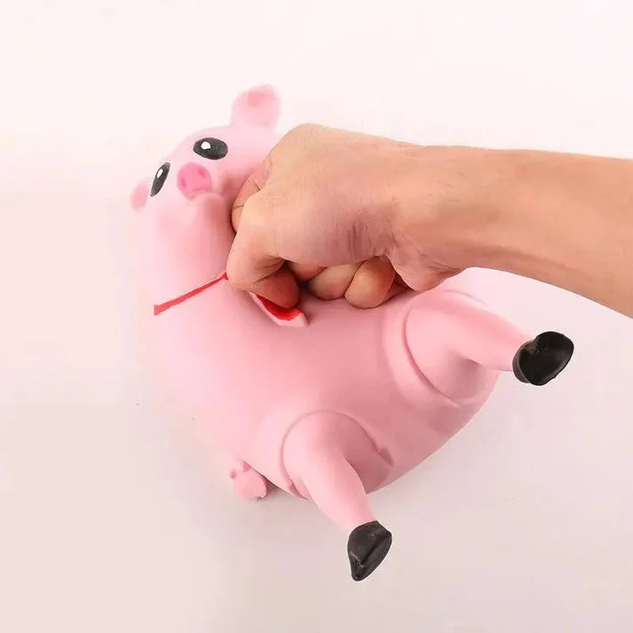 Squishy Pink Pig Toy for Adults | Stress Relief | Fun & Therapeutic